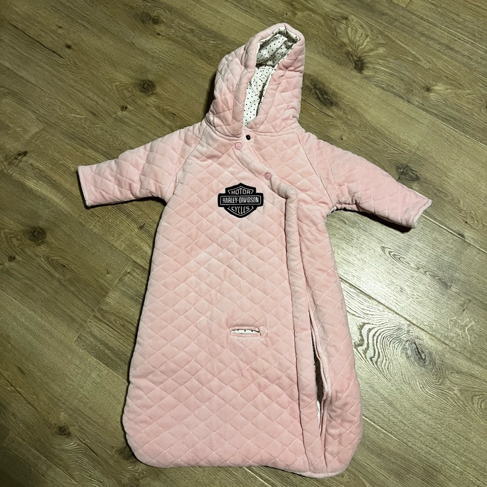 Harley Davidson car seat coat for infant